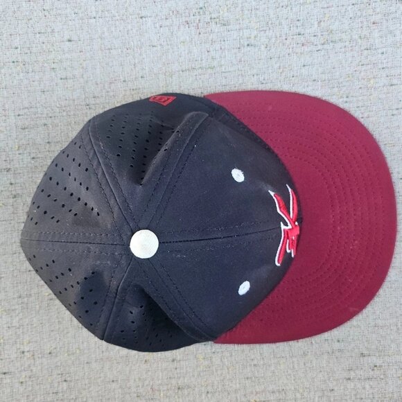Dome Headwear Marucci Men Hat Baseball Sport Cap Black/Red Size S/M - Picture 4 of 12